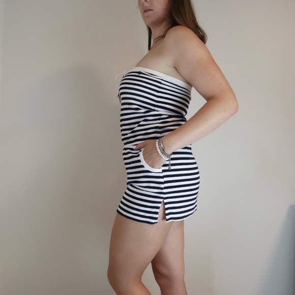 Vintage 2000s Ralph Lauren Terrycloth Mini Dress - Picture 2 of 4